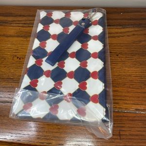 Heart Pattern Clutch/Makeup Bag